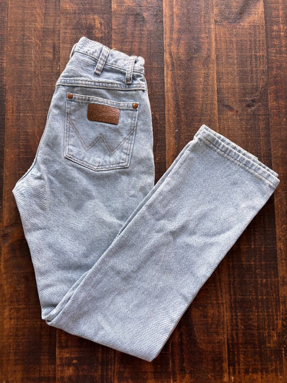 Wrangler Light Wash Slim Fit Cowboy Cut Jeans